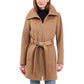 Petite Belted Zip-Front Coat, Created for Macy's