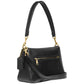 Soft Tabby Leather Shoulder Bag with Removable Crossbody Strap