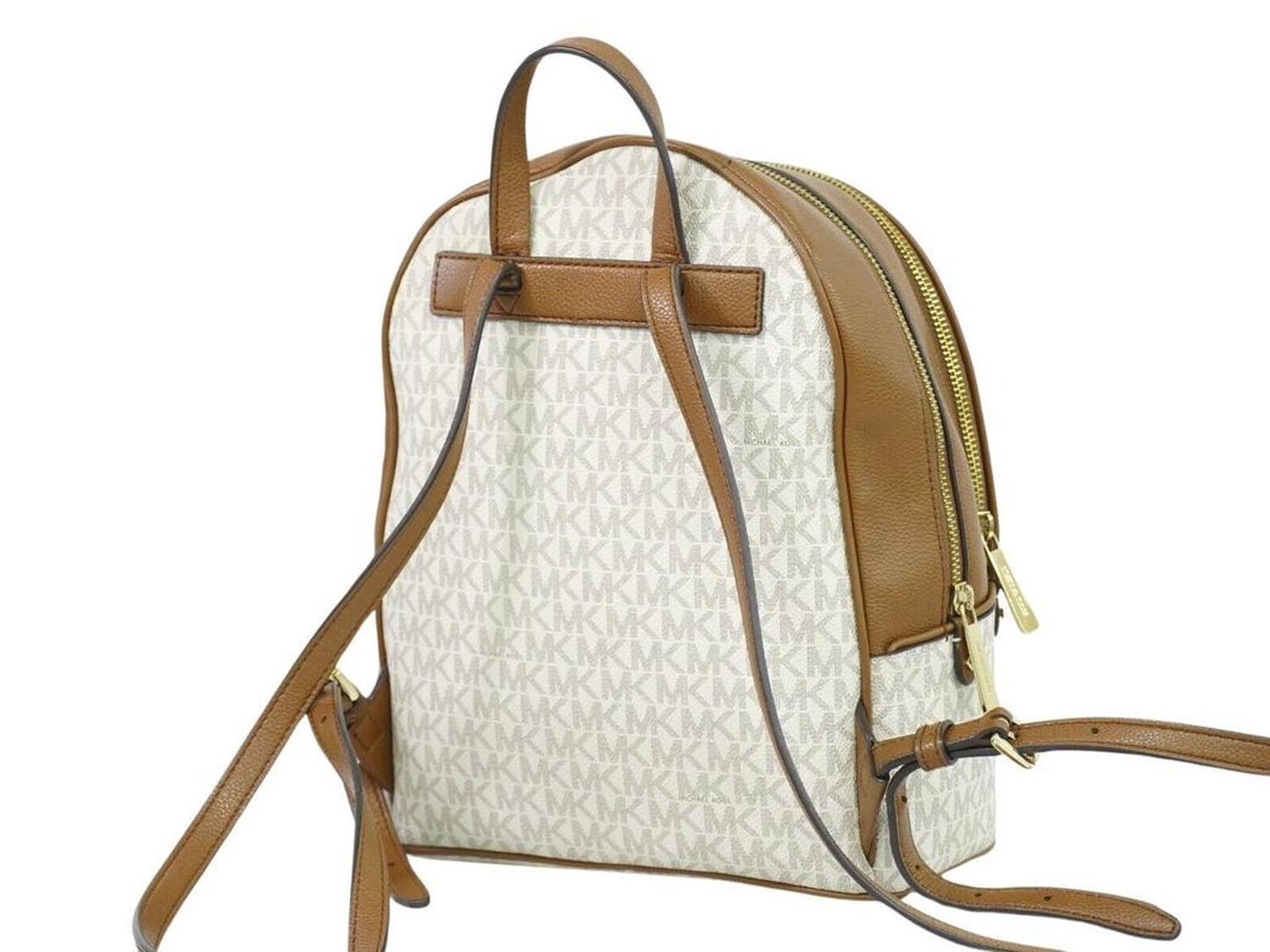 Michael Kors Adina  Canvas Backpack Bag (Pre-Owned)