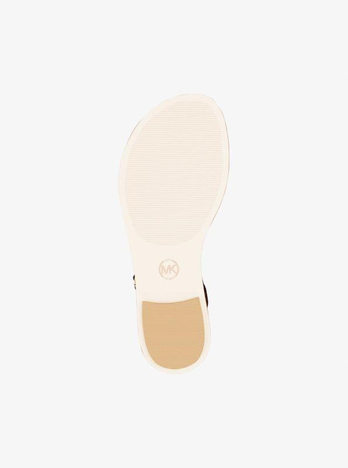 Mallory Signature Logo T-Strap Sandal