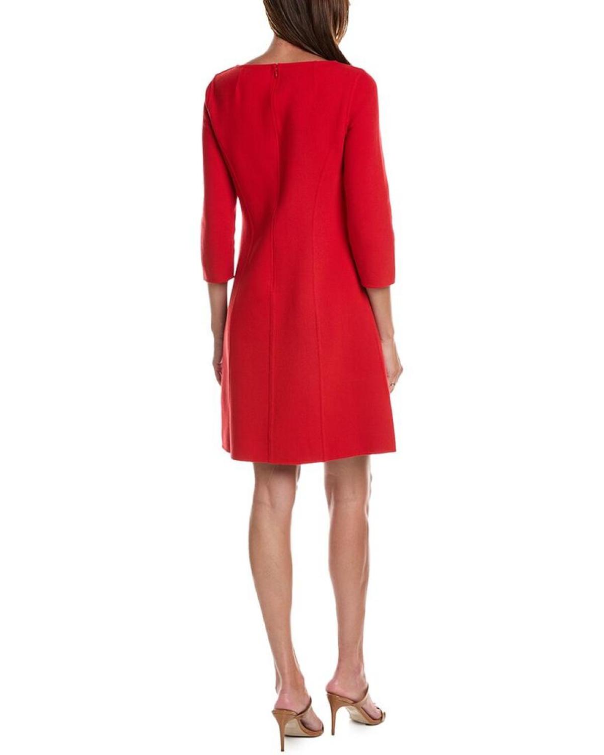 Michael Kors Collection Boucle Wool-Blend Shift Dress