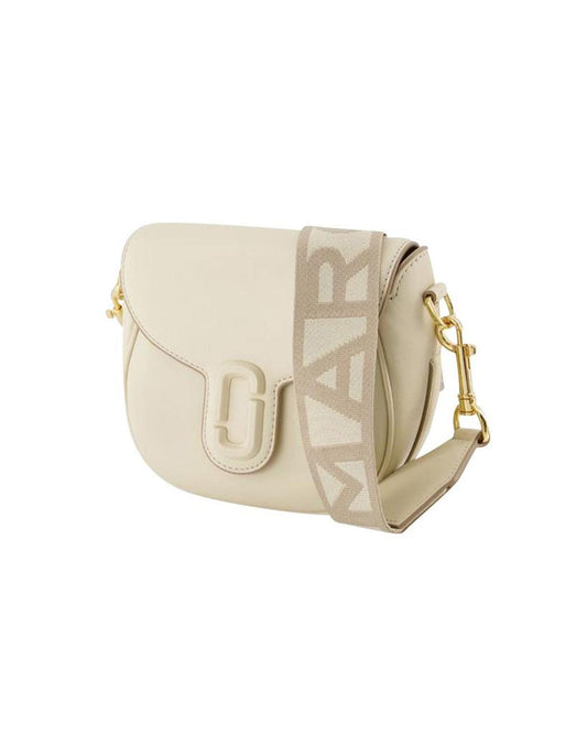 The Small Saddle Bag -  - Leather - White