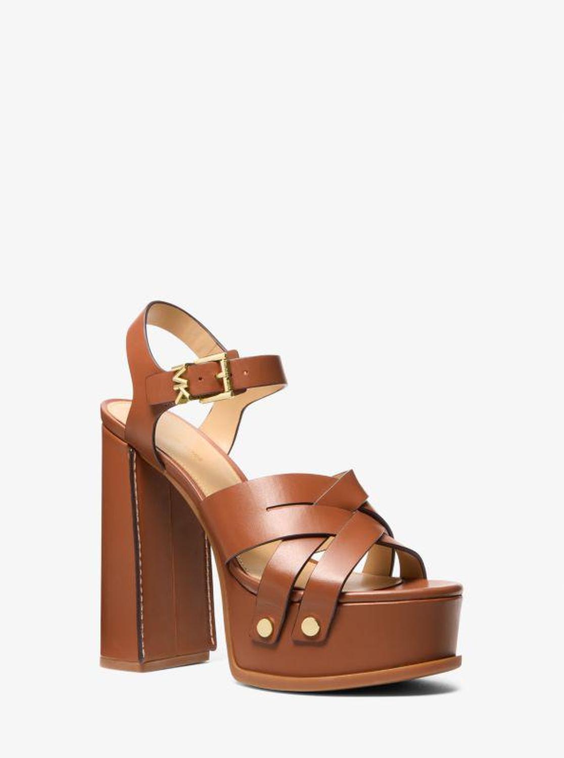 Nora Leather Platform Sandal