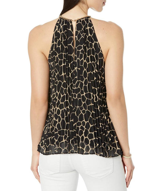 Giraffe Pleated Chain Top