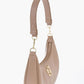 Leather Hobo Bag With Chain