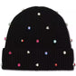 Women's Embellished Ribbed Beanie