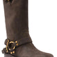 Michael Michael Kors Crosby Leather Moto Boots