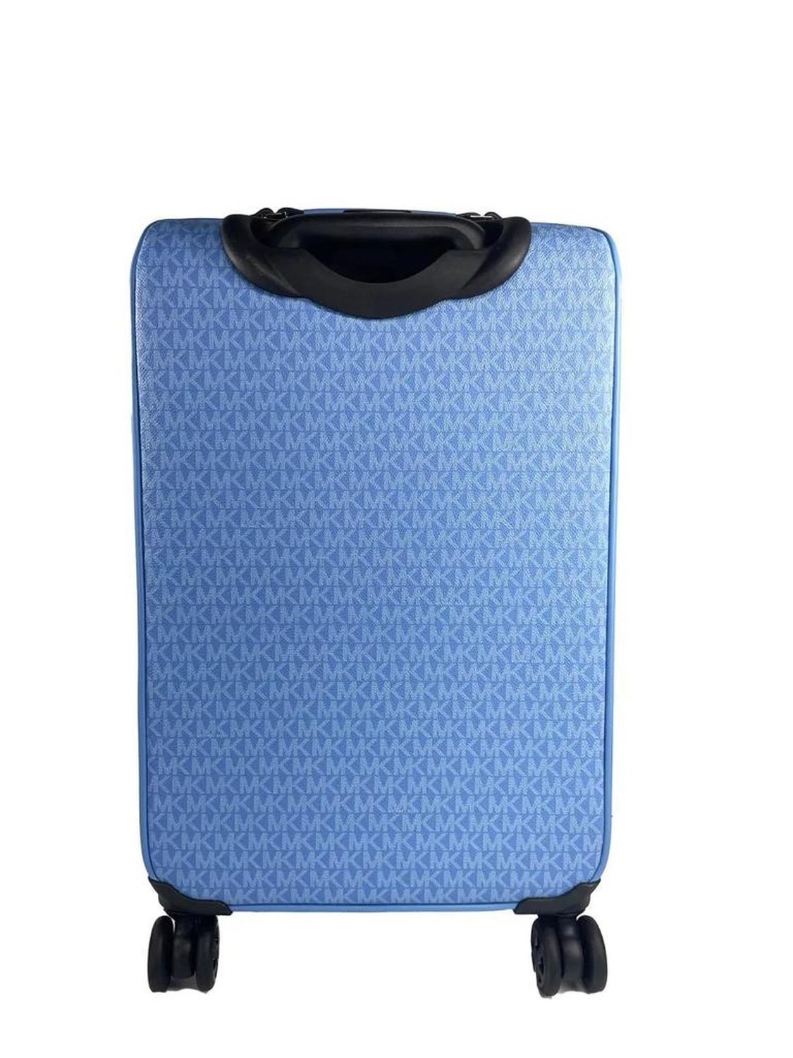 Travel Small Pacific blue Signature Trolley Rolling Suitcase Carry Women's On