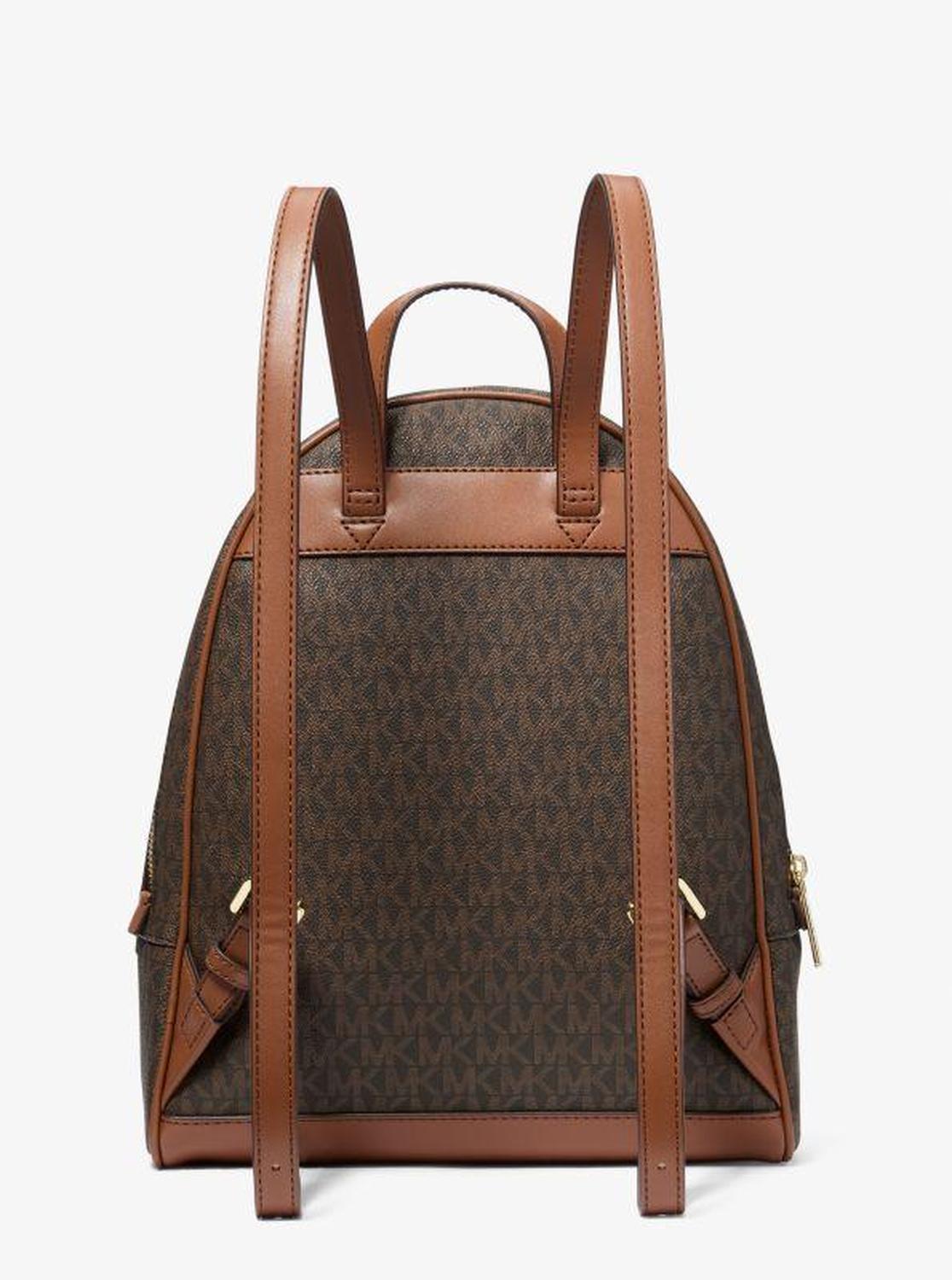 Rhea Medium Signature Logo Backpack