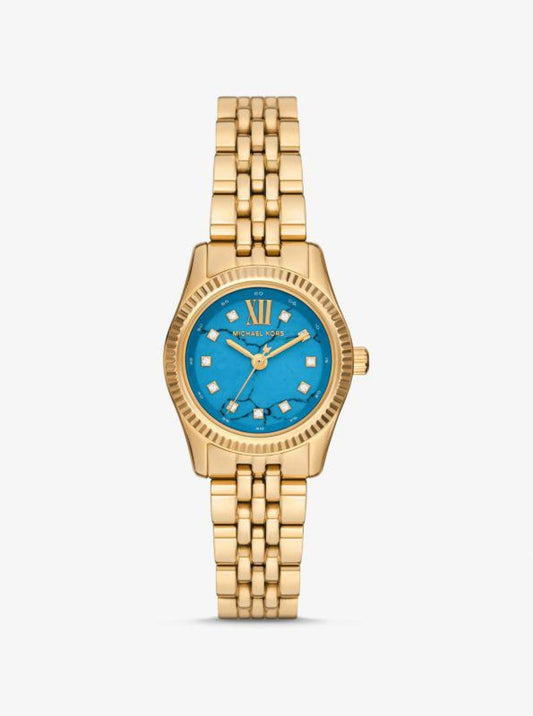 Petite Lexington Pavé Gold-Tone Watch