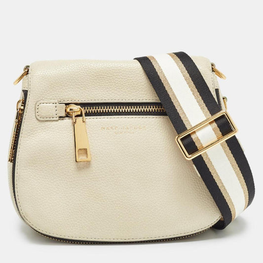 Marc Jacobs Light  Leather Recruit Nomad Saddle Shoulder Bag