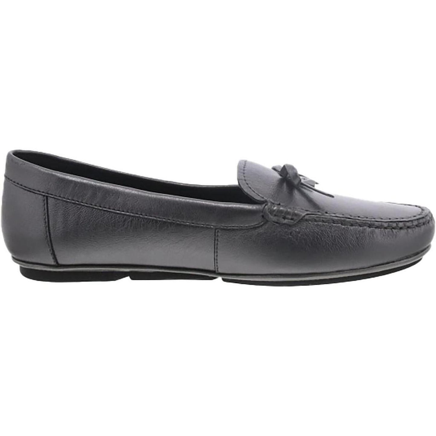 Juliette Womens Leather Slip-On Loafers