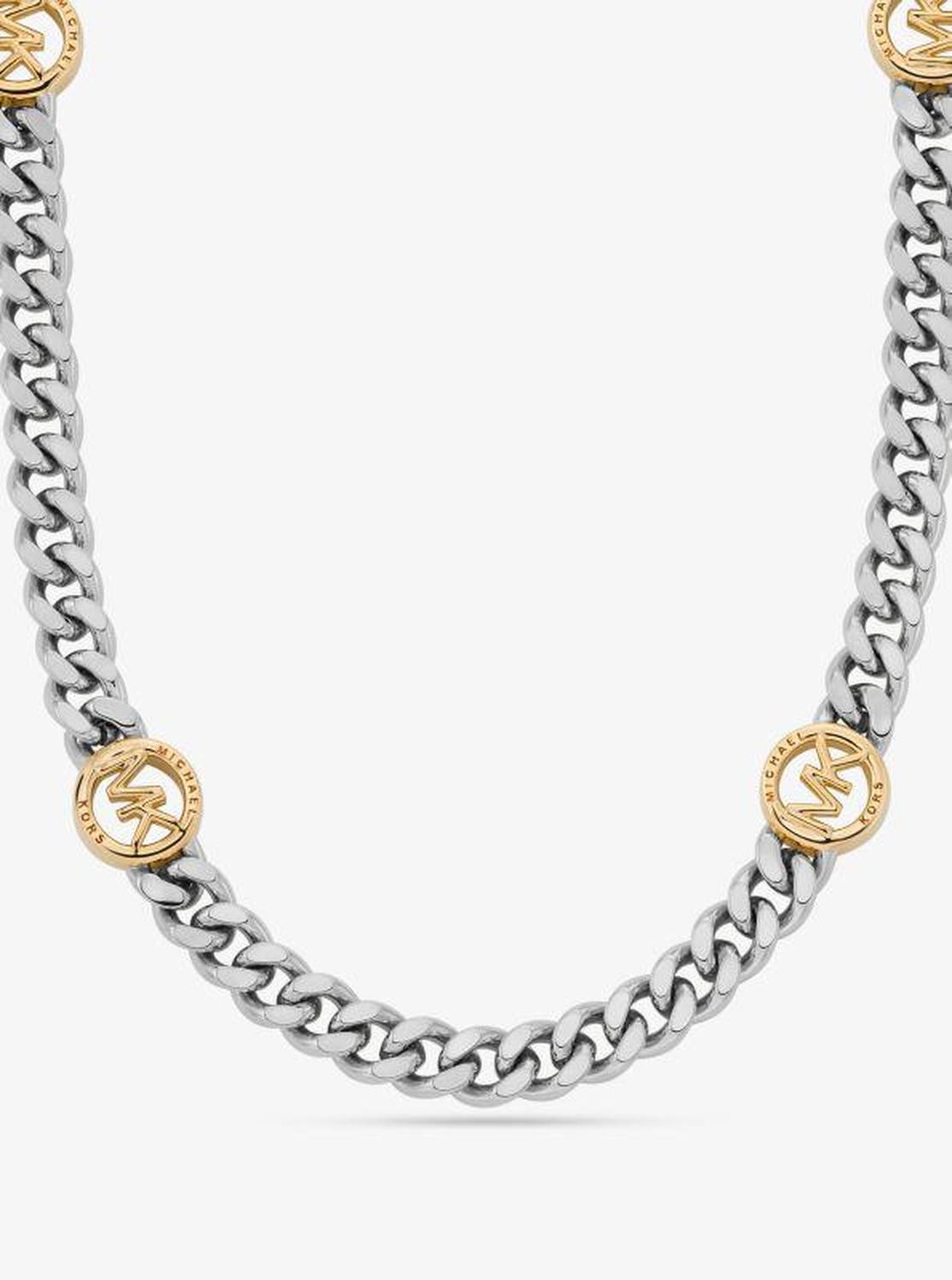 Greenwich Precious Metal-Plated Brass Curb Link Necklace