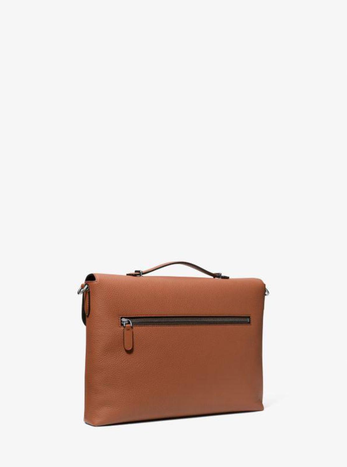 Hudson Pebbled Leather Briefcase