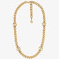 Greenwich Precious Metal-Plated Brass Curb Link Necklace