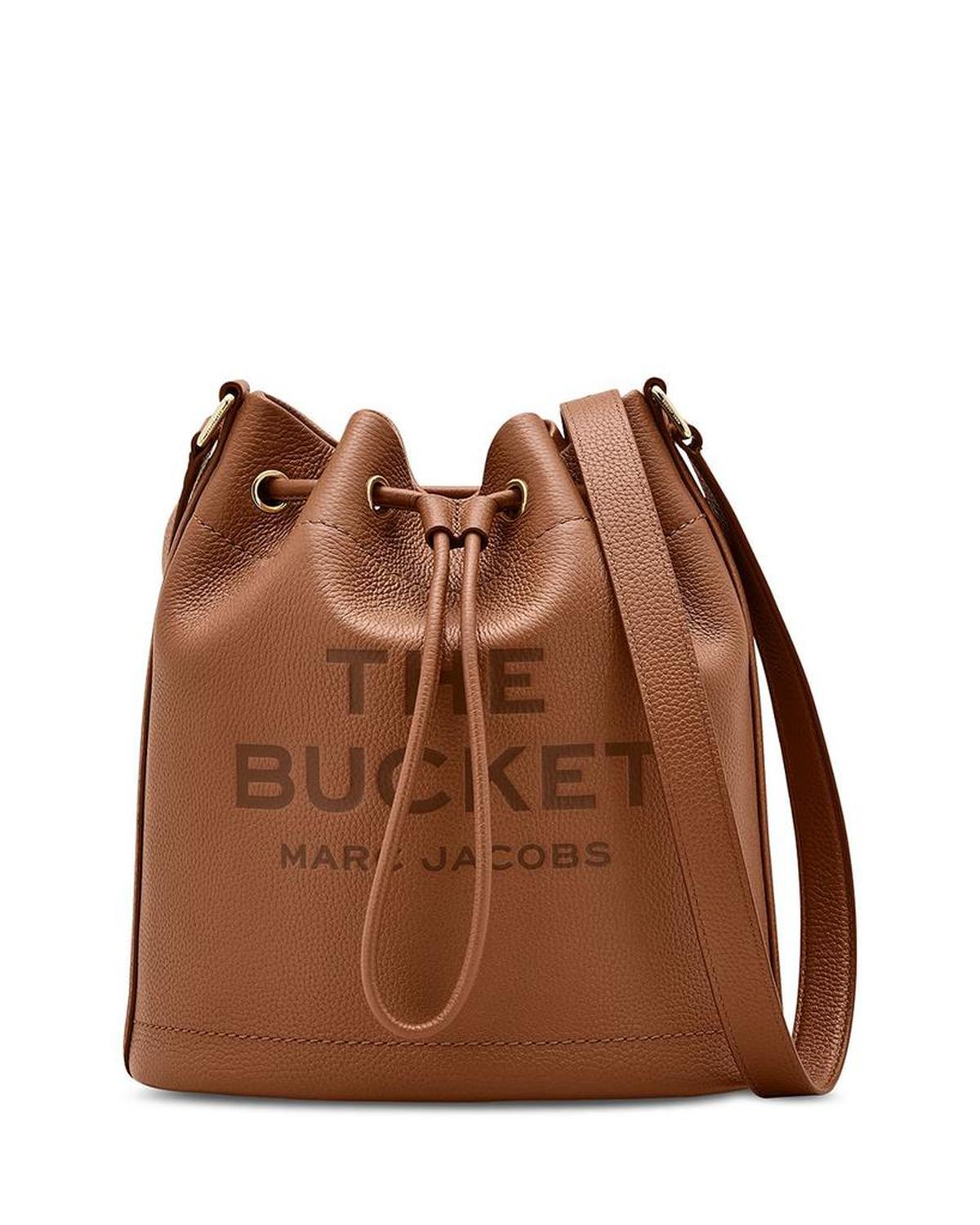 The Leather Shoulder Bucket Bag