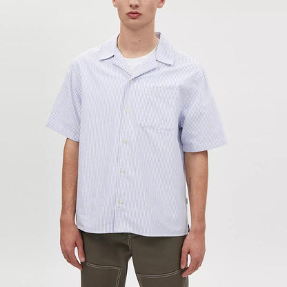 Coach Outlet Oxford Striped Camp Shirt