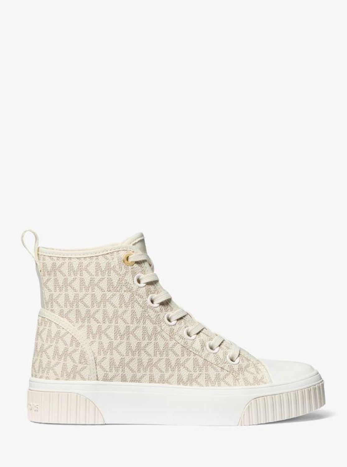 Gertie Signature Logo High-Top Sneaker