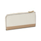 Devin Colorblocked Saffiano Leather Zip Around Continental Wallet