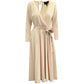 Marc Jacobs Runway Wrap Dress with Rose in Pink Polyester