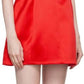 Red 'The Satin Bow' Minidress