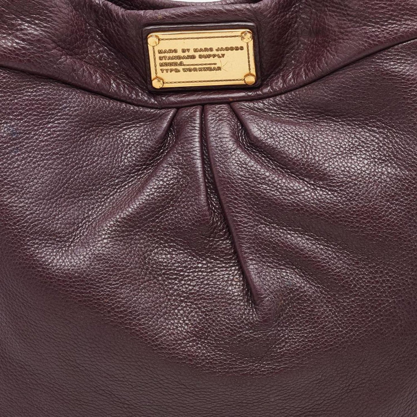 Marc By Marc Jacobs  Leather Classic Q Hillier Hobo