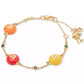 M&M X Gold-Tone Multicolor M&M Flex Bracelet