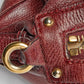 Marc Jacobs Burgundy Leather Satchel