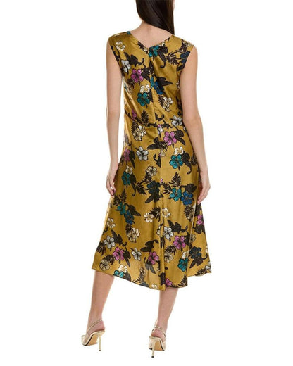 S Max Mara Cuore Silk Midi Dress