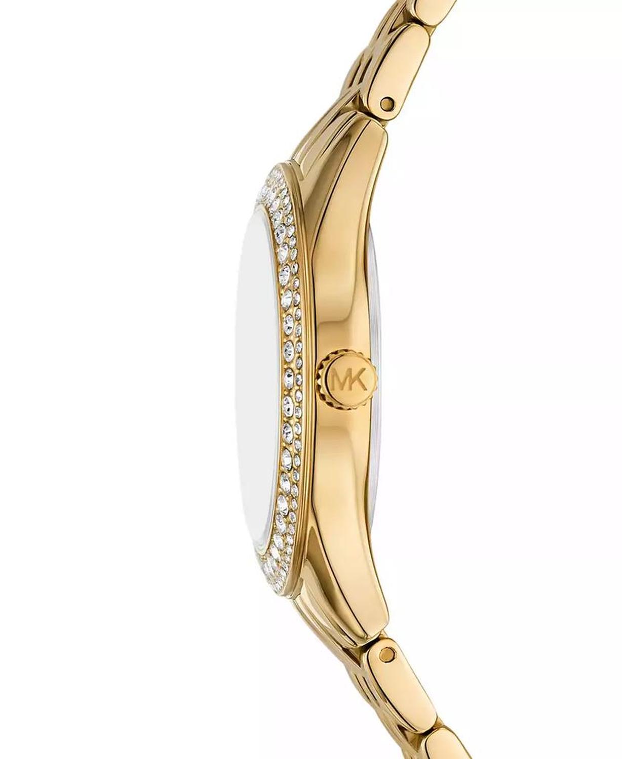 Women's Harlowe Three-Hand Gold-Tone Stainless Steel Watch 33mm