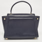 Michael Kors Navy Blue Leather Mini Whitney Top Handle Bag