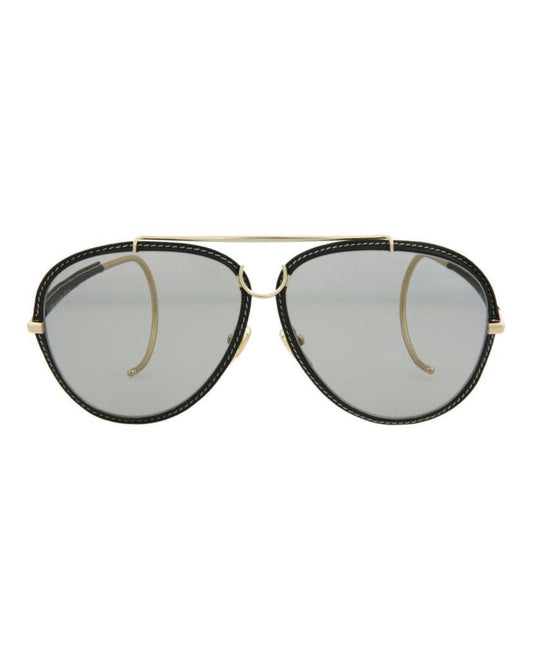 Aviator-Style Metal Sunglasses