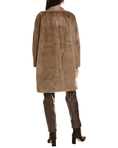 S Max Mara Roseto Alpaca & Wool-Blend Coat