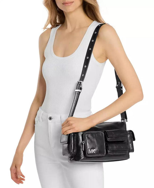 Dakota Medium Pocket Leather Shoulder Bag