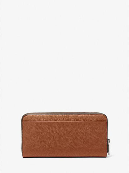 Hudson Pebbled Leather Zip-Around Wallet