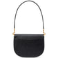 Katy Textured Leather Small Convertible Saddle Bag