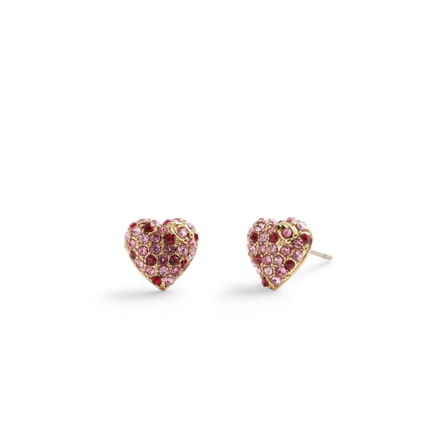 Pavé Heart Stud Earrings