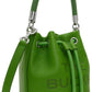 Green 'The Leather Bucket' Bag