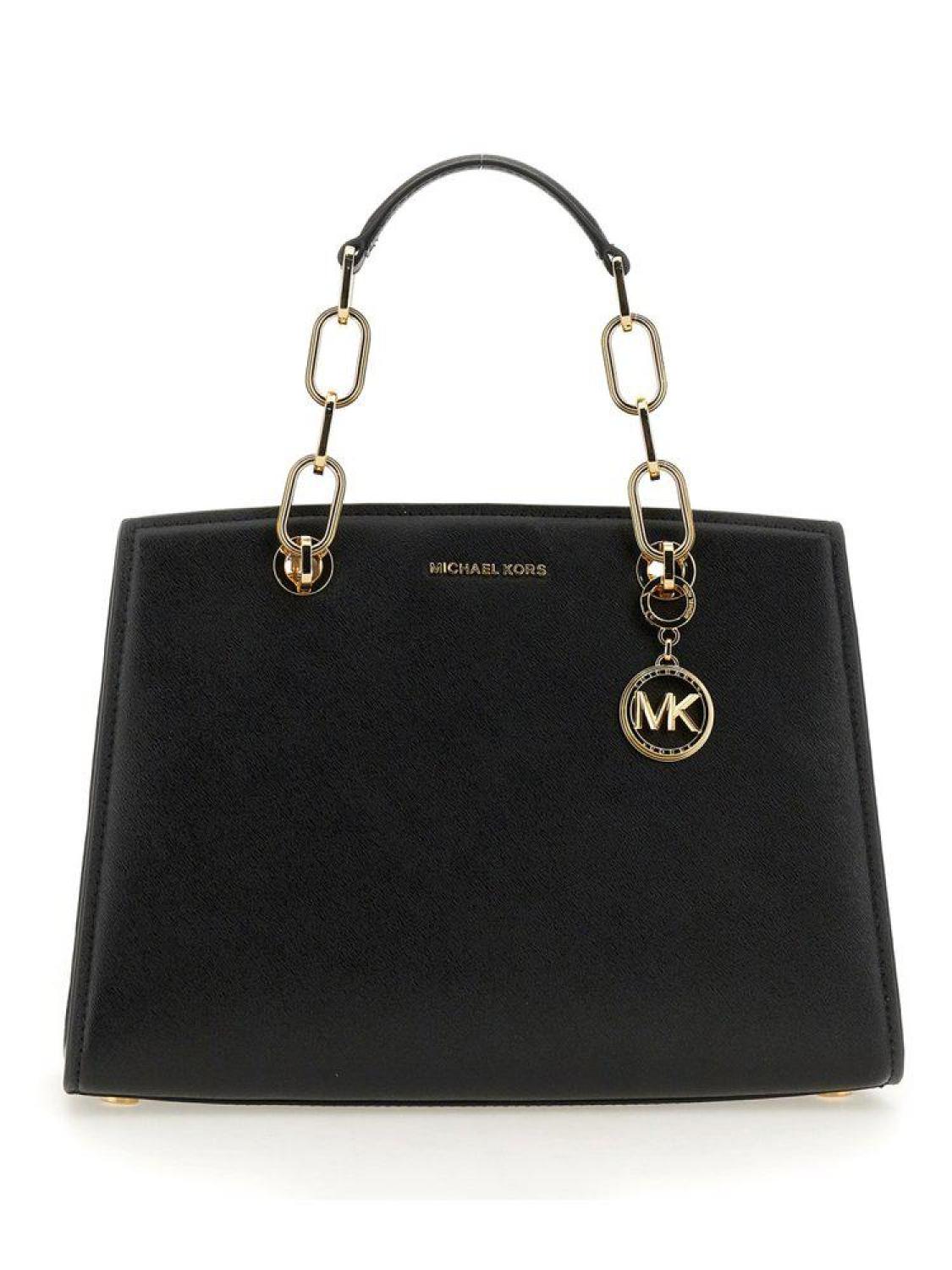 Michael Michael Kors Logo Charm Medium Tote Bag