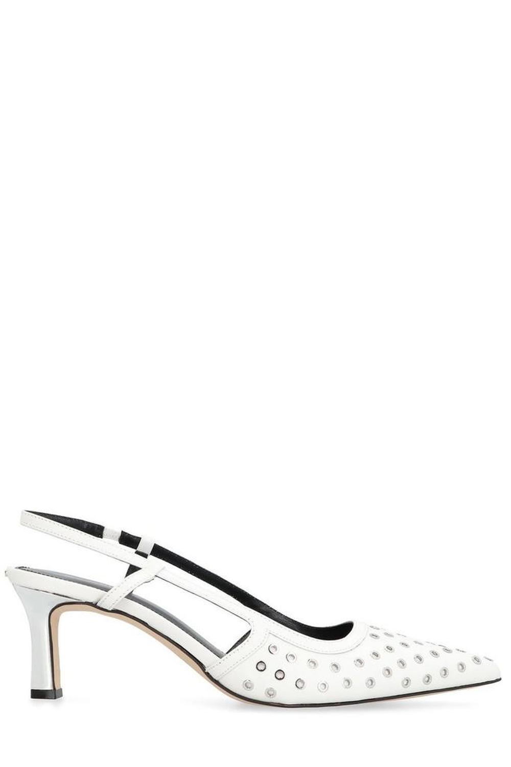 Michael Michael Kors Alora Grommeted Slingback Pumps