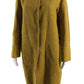 'S Max Mara Womens Cotton Woven Long Sleeve Mid Length Pea Coat Yellow