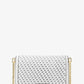 Jet Set Medium Woven Leather Crossbody Bag