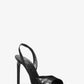 Marisa Crocodile Embossed Patent Leather Sandal