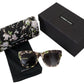 Dolce & Gabbana Elegant Black Multicolor Gradient Sunglasses