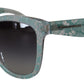 Dolce & Gabbana Sicilian Lace Crystal-Infused Sunglasses