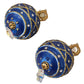 Dolce & Gabbana Elegant Dangling Crystal Christmas Ball Earrings