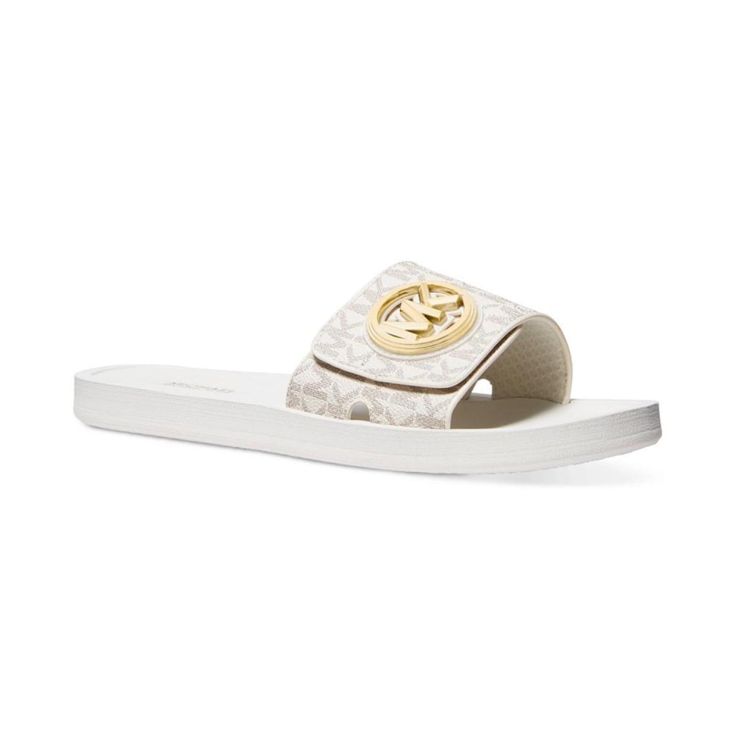 Women's Logo-Disc Slide Sandals