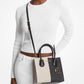 Mercer Medium Two-Tone Logo Crossbody Bag