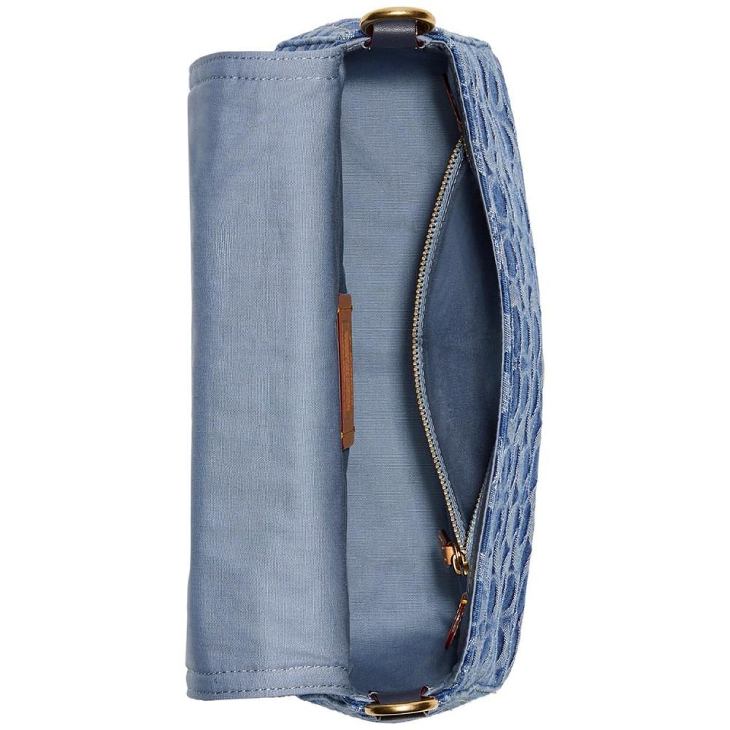 Washed Denim Soft Tabby Shoulder Bag