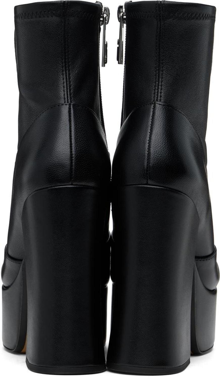 Black 'The Kiki' Stretch Ankle Boots